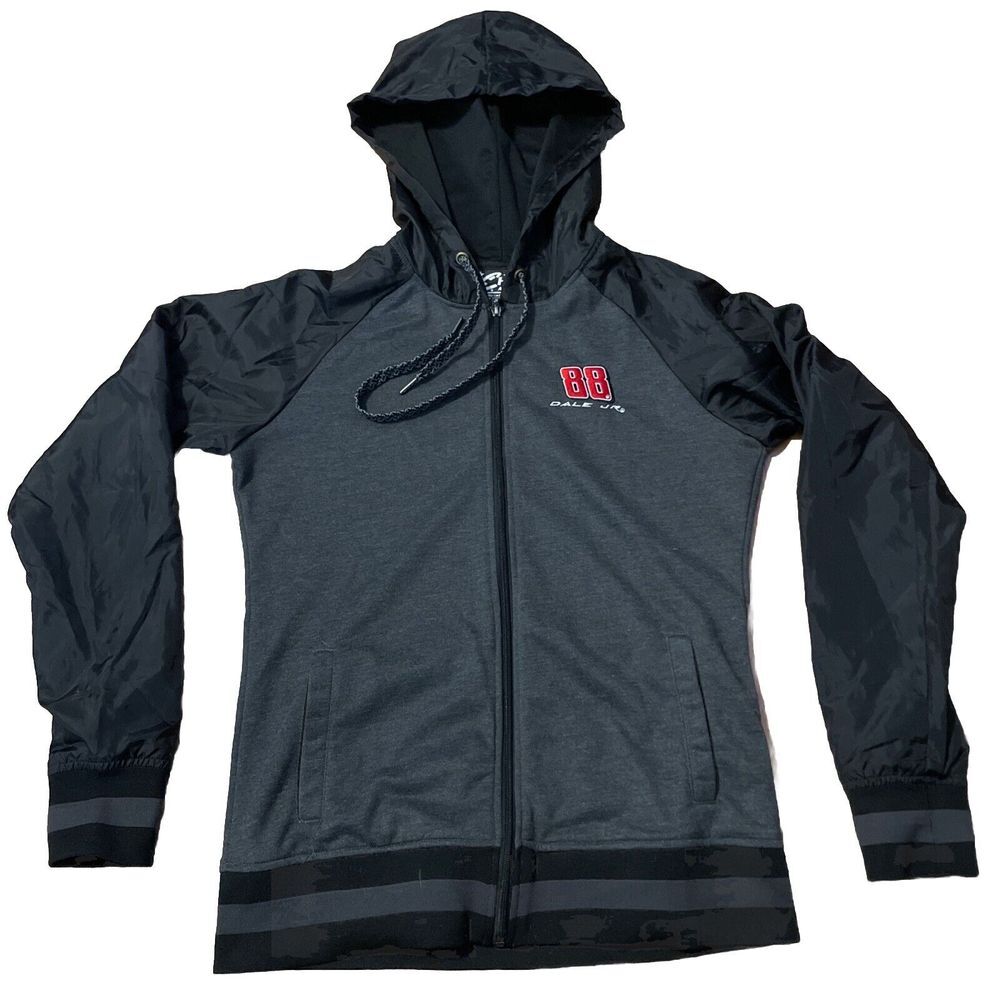 CHASE Authentics 88 DALE JR. Full Zip Hoodie Sweatshirt Size Large